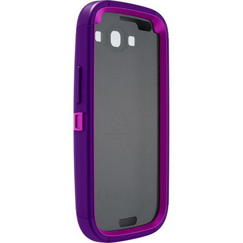 เคส Otterbox Samsung Galaxy S3 Defender Series - Pop Purple Transparen-Violet Purple เคส 3 ชั้น เหน็บเข็มขัด กันกระแทกปกป้องแบบสูงสุด ของแท้ 100% จาก USA By Gadget Friend